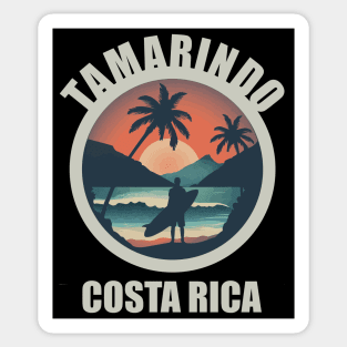 Tamarindo - Costa Rica (with Light Grey Lettering) Sticker